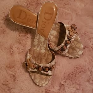 Dior monogram mules 100% Authentic
